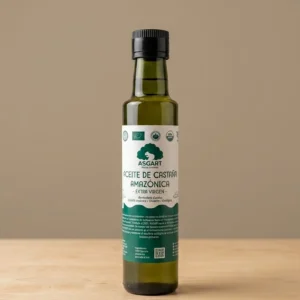 ACEITE DE CASTAÑA AMAZONICA ORGANICA EXTRA VIRGEN ASCART x 250 ml.