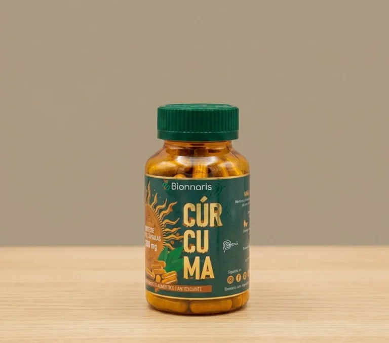 CURCUMA BIONNARIS FRASCO x 100 CAPSULAS x 500 g.