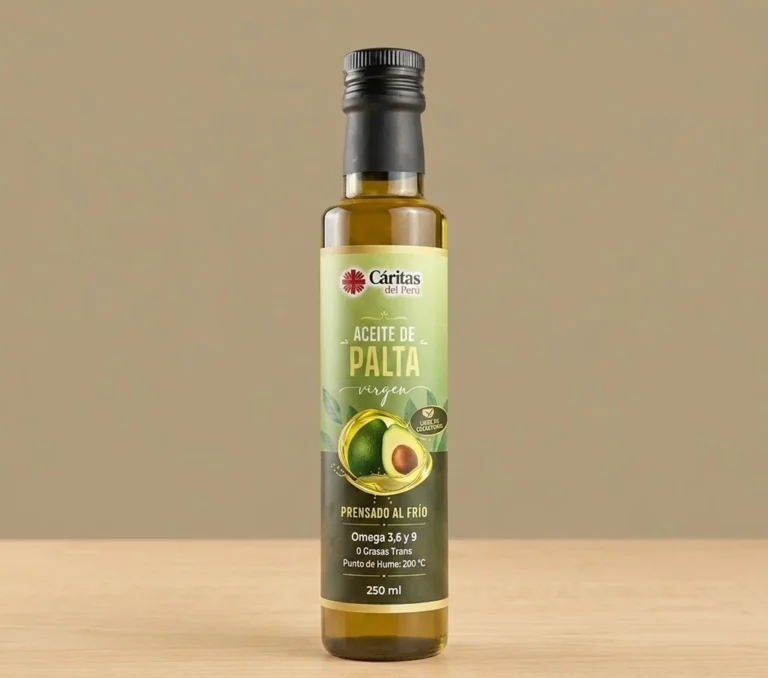 ACEITE DE PALTA CARITAS DEL PERU x 250 ml.
