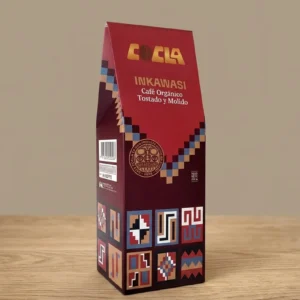 CAFÉ ORGANICO TOSTADO Y MOLIDO COCLA INKAWASI x 250 g.