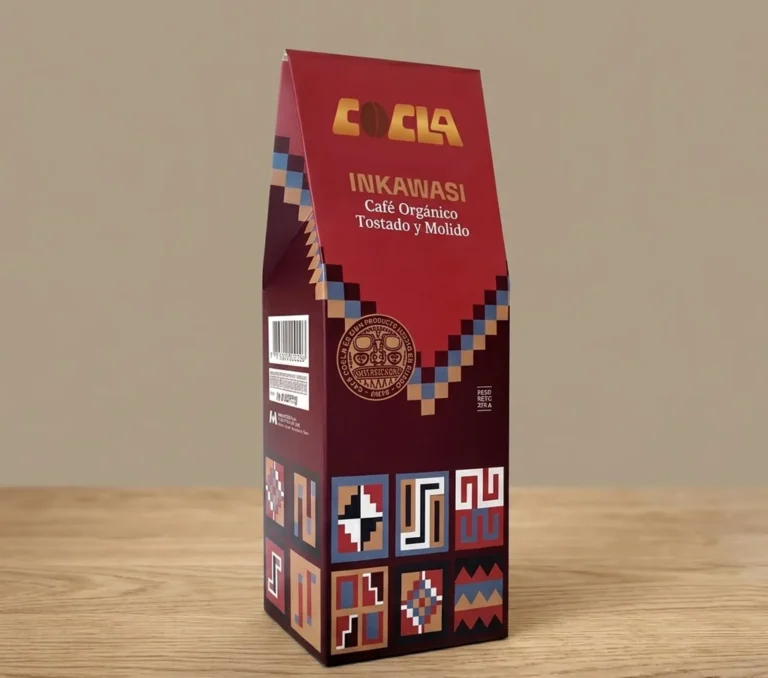 CAFÉ ORGANICO TOSTADO Y MOLIDO COCLA INKAWASI x 250 g.