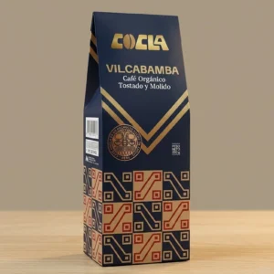 CAFÉ ORGANICO TOSTADO Y MOLIDO COCLA VILCABAMBA x 250 g.