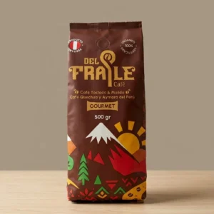 CAFÉ ORGANICO TOSTADO Y MOLIDO DEL FRAILE x 500 g.