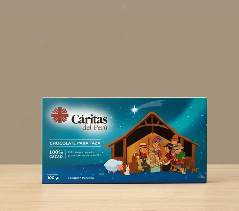 CHOCOLATE PARA TAZA CARITAS DEL PERU x 100 g.