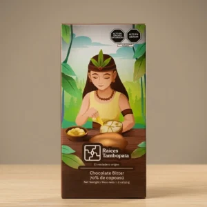 CHOCOLATE BITTER 70% COPOAZU RAICES TAMBOPATA x 50 g.