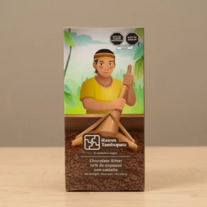 CHOCOLATE BITTER 70% COPOAZU CON CASTAÑA RAICES TAMBOPATA x 50 g.