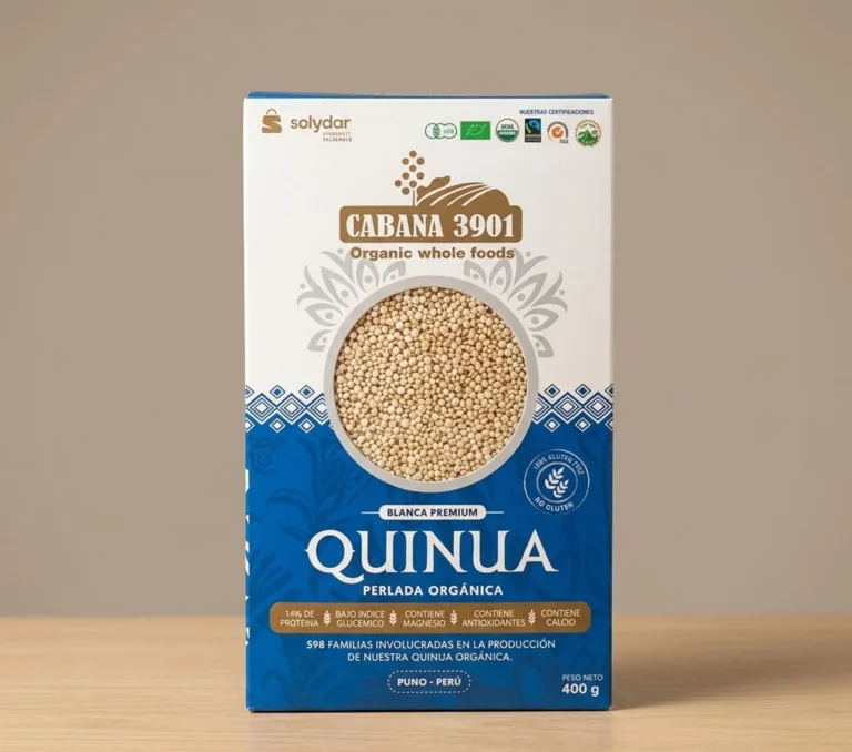 QUINUA ORGANICA BLANCA x 400 g.