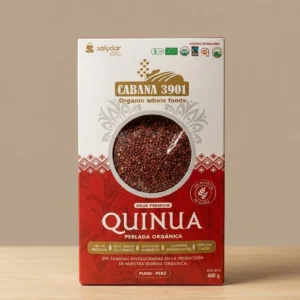 QUINUA ORGANICA ROJA x 400 g.