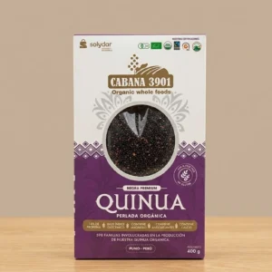 QUINUA ORGANICA NEGRA x 400 g.