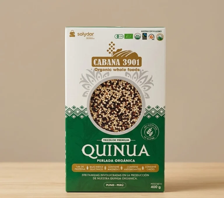 QUINUA ORGANICA TRICOLOR x 400 g.