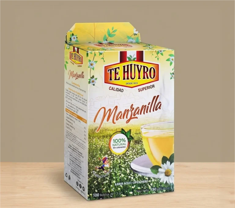 MANZANILLA TE HUYRO x 100 sobres