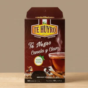 TE NEGRO, CANELA Y CLAVO TE HUYRO x 100 sobres