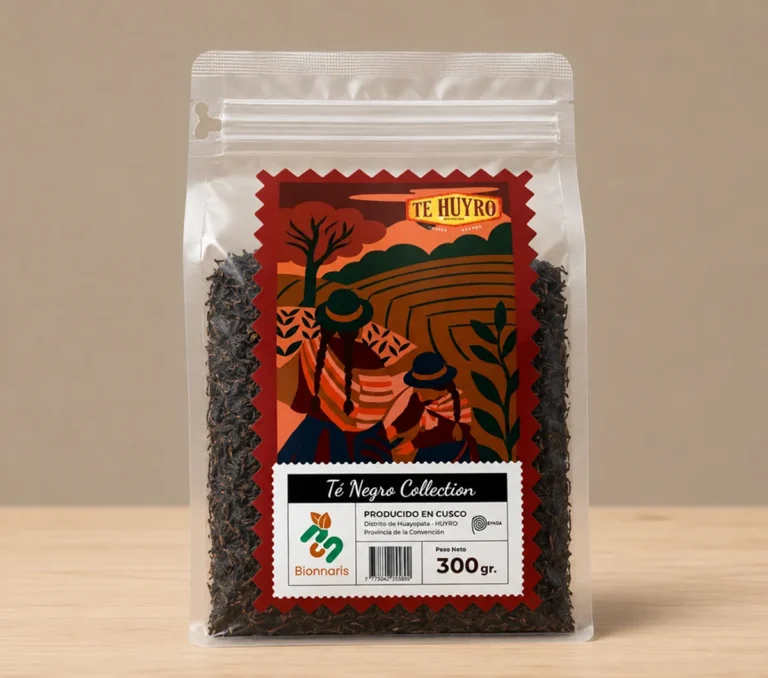 TÉ NEGRO COLLECIÓN TE HUYRO GOURMET BOLSA x 300 g.
