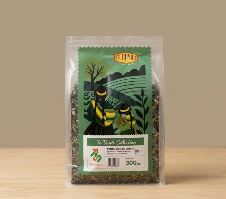 TÉ VERDE COLLECIÓN TE HUYRO GOURMET BOLSA x 300 g.