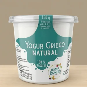 YOGUR GRIEGO NATURAL COME BONITO x 150 g.