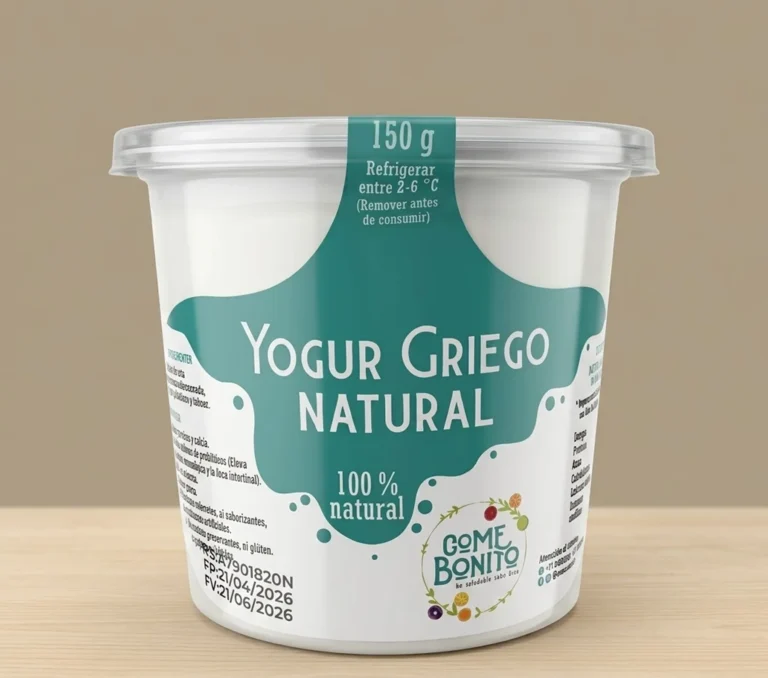 YOGUR GRIEGO NATURAL COME BONITO x 150 g.