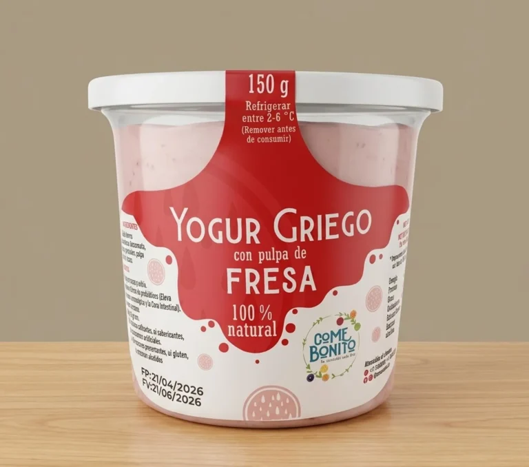 YOGUR GRIEGO FRESA COME BONITO x 150 g.