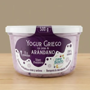YOGUR GRIEGO ARANDANO COME BONITO x 500 g.