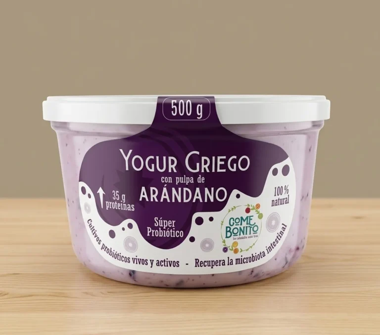 YOGUR GRIEGO ARANDANO COME BONITO x 500 g.