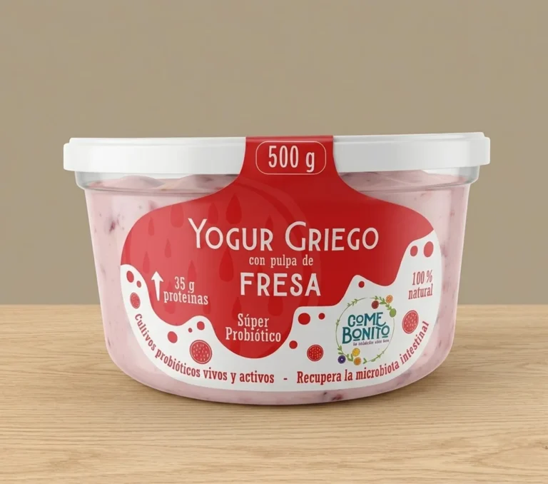 YOGUR GRIEGO FRESA COME BONITO x 500 g.