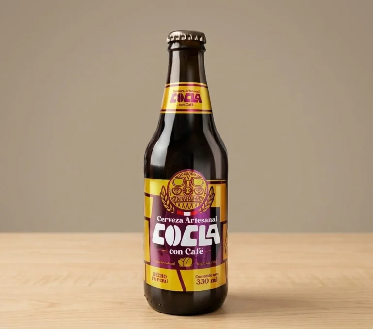 CERVEZA ARTESANAL CON CAFÉ COCLA BOTELLA x 330 ml.