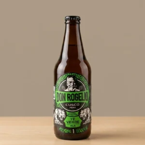 CERVEZA ARTESANAL DON ROGELIO TE VERDE BOTELLA x 330 ml.
