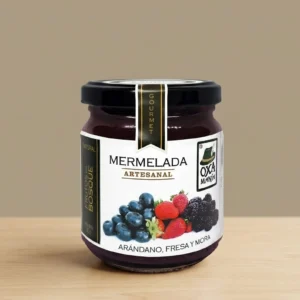 MERMELADA DE ARANDANO, FRESA Y MORA x 220 g.