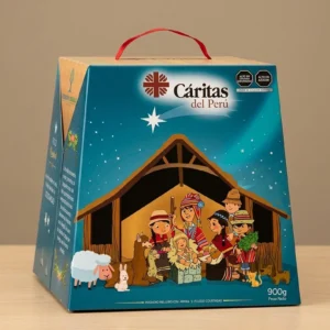 PANETON TRADICIONAL CARITAS DEL PERU CAJA x 900 g.