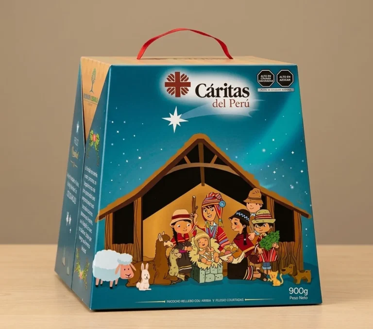 PANETON TRADICIONAL CARITAS DEL PERU CAJA x 900 g.