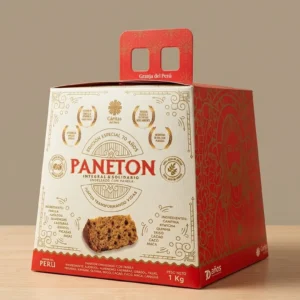 PANETON INTEGRAL CARITAS DEL PERU CAJA x 1 Kg.
