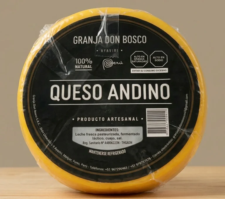 QUESO ANDINO GRANJA DON BOSCO x 1 Kg.