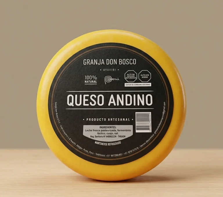 QUESO ANDINO GRANJA DON BOSCO x 500 g.