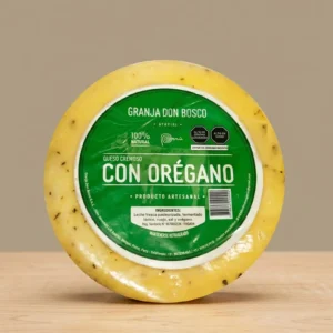 QUESO CREMOSO CON OREGANO GRANJA DON BOSCO x 500 g.