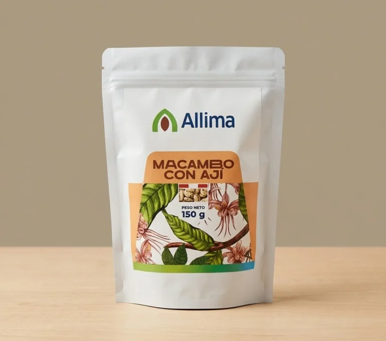 MACAMBO TOSTADO CON AJÍ ALLIMA x 150 g.