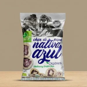 CHIPS PAPA NATIVA ORGÁNICA PULPA AZUL x 40 g.