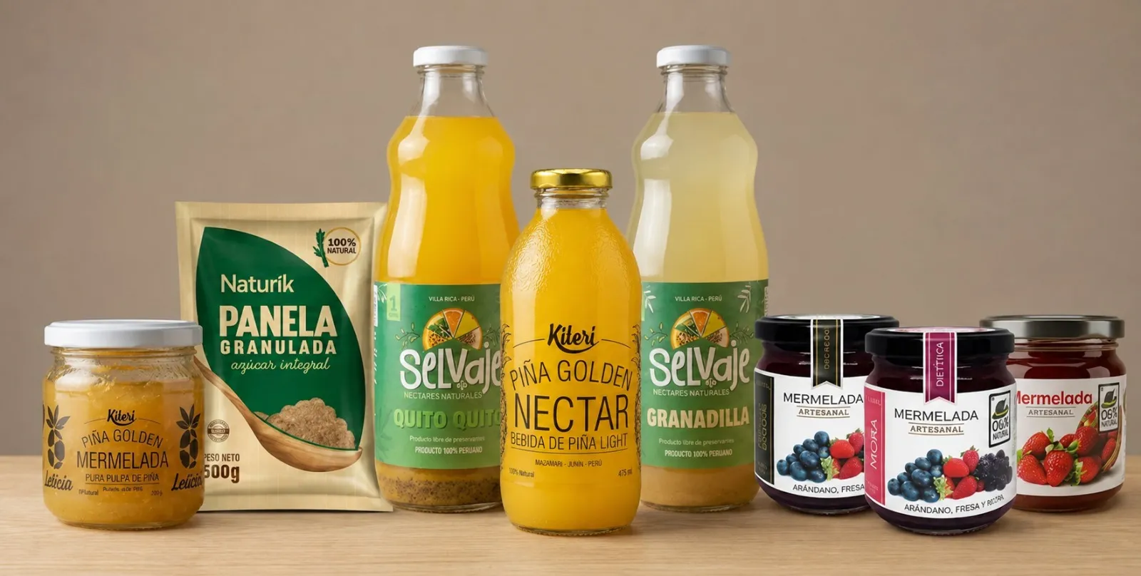 Mermeladas y endulzantes